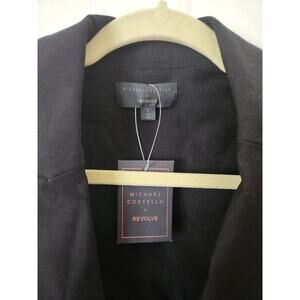 NEW with TAGS Michael Costello Black x REVOLVE Chase Jacket Dress